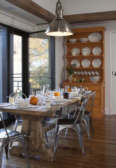  Mediterranean Country House Kitchen. Hudson Valley Estate by White Webb LLC.