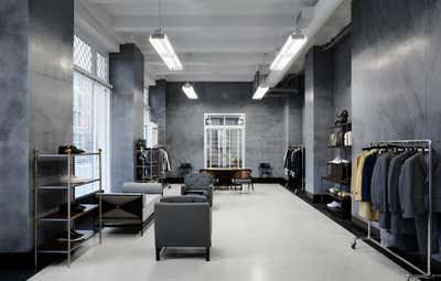  Mid-Century Modern Retail Lobby and Reception. Thom Browne Tribeca by Studio Mellone.
