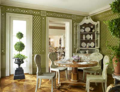  Traditional Family Home Dining Room. Virginia Estate by Bunny Williams Inc..