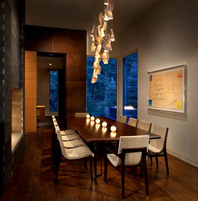  Contemporary Vacation Home Dining Room. Vacation Home | Vail, Colorado by Alan Tanksley, Inc..