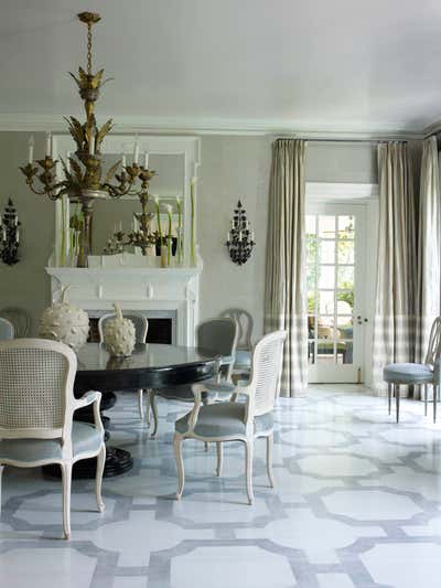  French Family Home Dining Room. Delaware Estate by Bunny Williams Inc..
