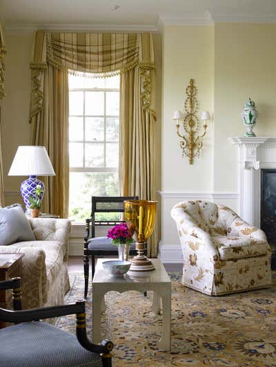  Traditional Family Home Living Room. Connecticut Residence by Bunny Williams Inc..