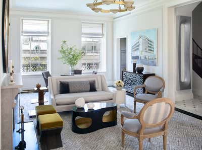  Transitional Apartment Living Room. Fifth Avenue Residence by David Kleinberg Design Associates.