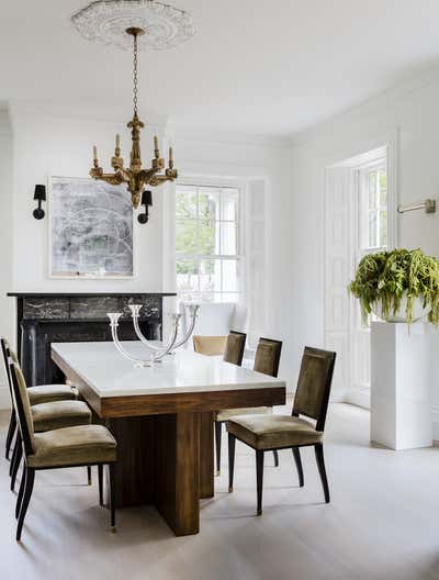  Contemporary Family Home Dining Room. Governor's House by Lisa Tharp Design.