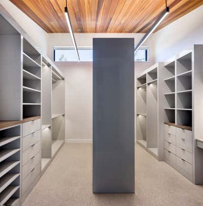 Contemporary Family Home Storage Room and Closet. Aspen West End by Joe McGuire Design.