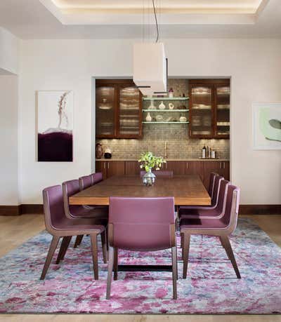  Contemporary Family Home Dining Room. Greenwood Preserve by Joe McGuire Design.
