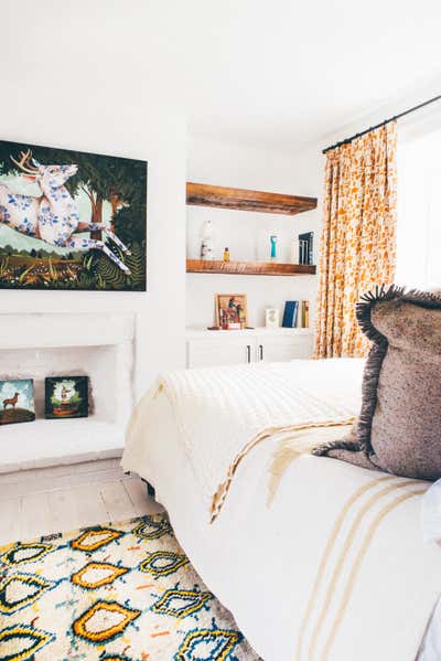  Eclectic Family Home Bedroom. Primitive Modern by Cortney Bishop Design.