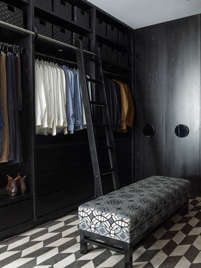 Contemporary Family Home Storage Room and Closet. Brisbane House  by Greg Natale.