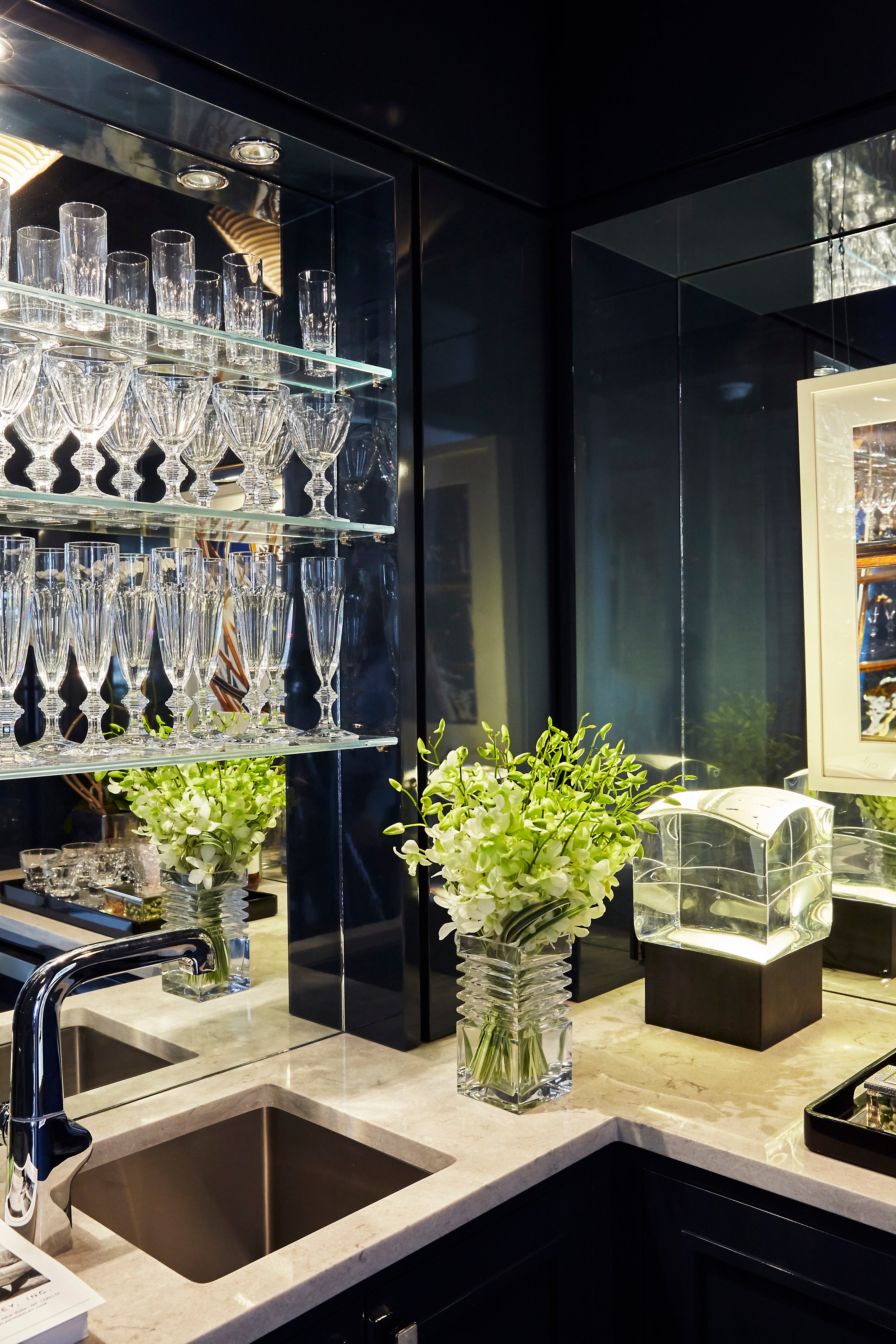 Contemporary Bar and Game Room