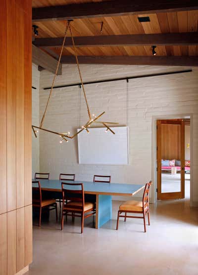  Mid-Century Modern Family Home Dining Room. William Wurster Ranch by Charles de Lisle.