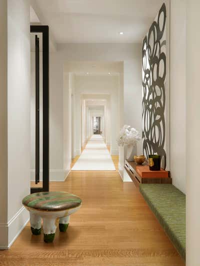  Contemporary Apartment Entry and Hall. Madison Square Park by Pembrooke & Ives.