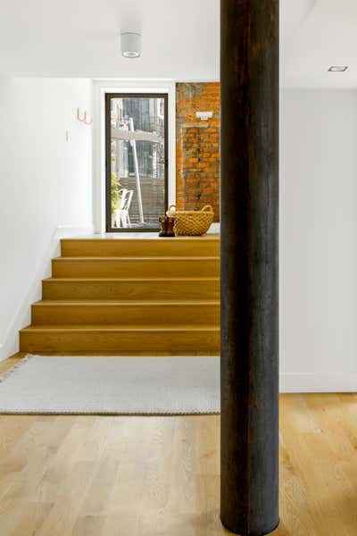  Contemporary Apartment Entry and Hall. WEST VILLAGE WAREHOUSE by Michael Wood & Co..