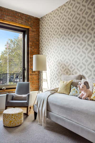  Contemporary Apartment Children's Room. WEST VILLAGE WAREHOUSE by Michael Wood & Co..