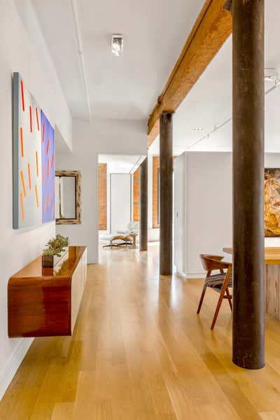 Contemporary Apartment Entry and Hall. WEST VILLAGE WAREHOUSE by Michael Wood & Co..