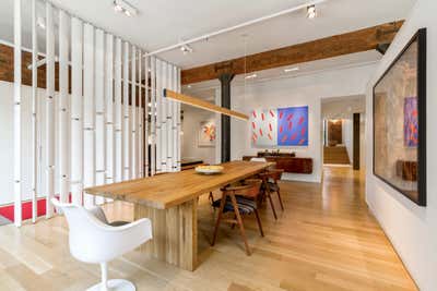  Contemporary Apartment Dining Room. WEST VILLAGE WAREHOUSE by Michael Wood & Co..