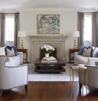  Traditional Family Home Living Room. Rosedale by Julie Charbonneau Design.