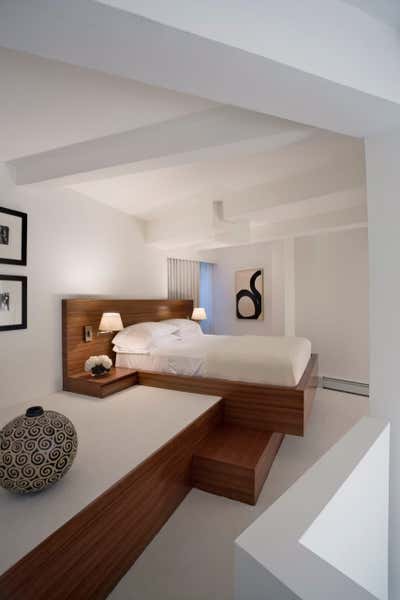 Contemporary Bachelor Pad Bedroom. WEST VILLAGE BACHELOR LOFT by Michael Wood & Co..