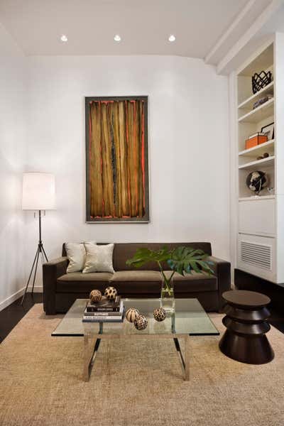  Contemporary Bachelor Pad Living Room. WEST VILLAGE BACHELOR LOFT by Michael Wood & Co..