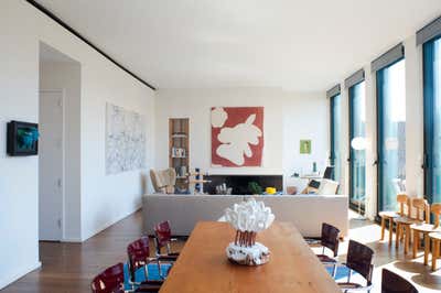  Contemporary Apartment Dining Room. Bond St Pied a Terre by Pepe Lopez Design Inc..