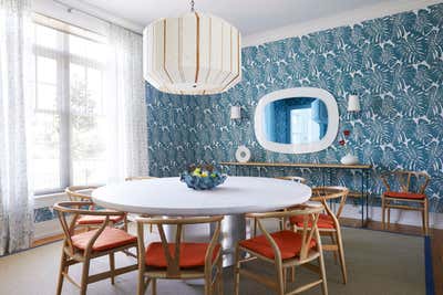  Transitional Family Home Dining Room. Bridgehampton by Pepe Lopez Design Inc..