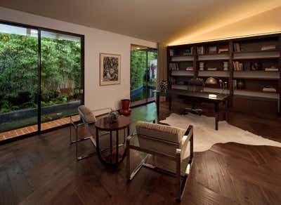 Eclectic Office and Study. The Brody House by Stephen Stone Designs.