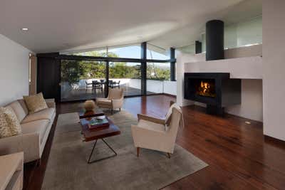  Mid-Century Modern Family Home Living Room. The Brody House by Stephen Stone Designs.