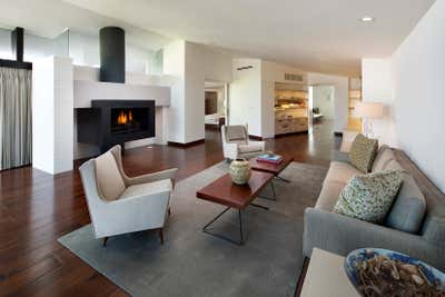  Mid-Century Modern Family Home Living Room. The Brody House by Stephen Stone Designs.
