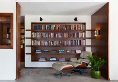  Mid-Century Modern Family Home Office and Study. Mid Century Modern by Round Table Design, Inc..