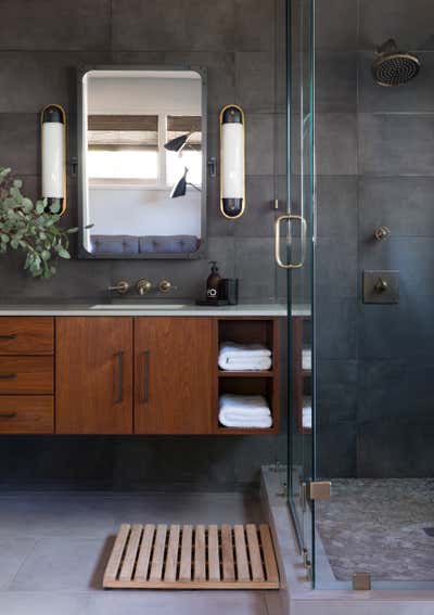  Contemporary Family Home Bathroom. Mid Century Modern by Round Table Design, Inc..
