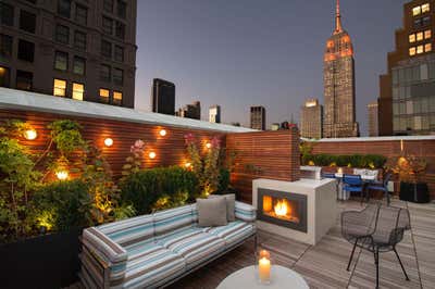Contemporary Apartment Exterior. 5TH AVENUE TERRACE by Michael Wood & Co..