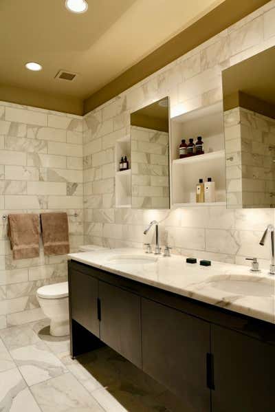  Contemporary Apartment Bathroom. FLATIRON PIED-À-TERRE by Michael Wood & Co..