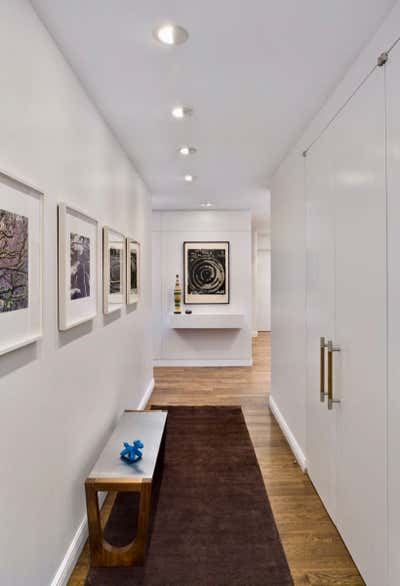  Contemporary Apartment Entry and Hall. FLATIRON PIED-À-TERRE by Michael Wood & Co..