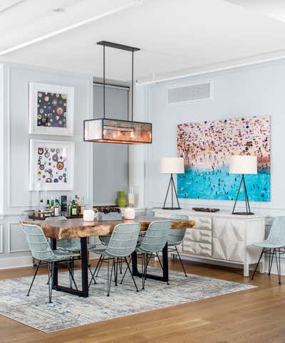  Contemporary Apartment Dining Room. Nolita by Louisa G Roeder, LLC.