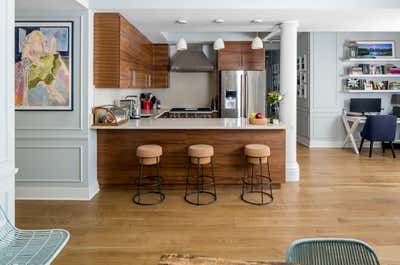  Mid-Century Modern Apartment Kitchen. Nolita by Louisa G Roeder, LLC.