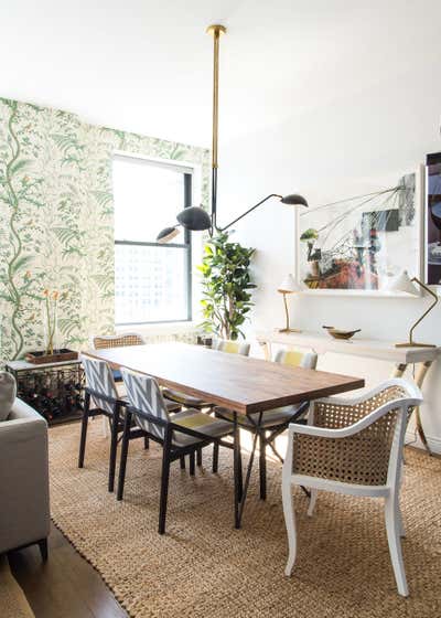  Eclectic Apartment Dining Room. Flatiron by Louisa G Roeder, LLC.