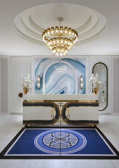  Hollywood Regency Art Deco Mixed Use Lobby and Reception. The New Thermae by Blainey North.