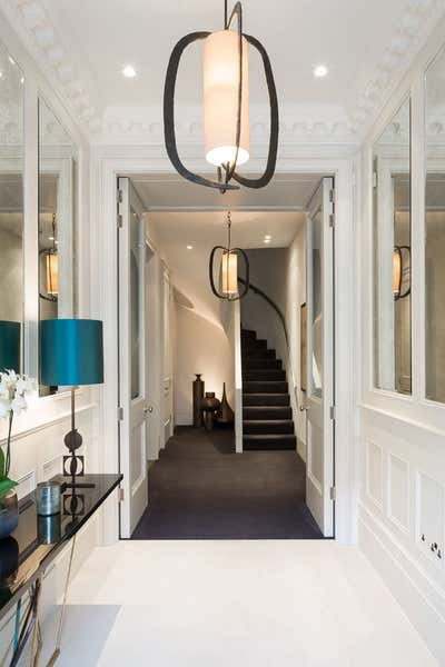  Contemporary Apartment Entry and Hall. Notting Hill Apartment by Louise Holt Design Ltd.