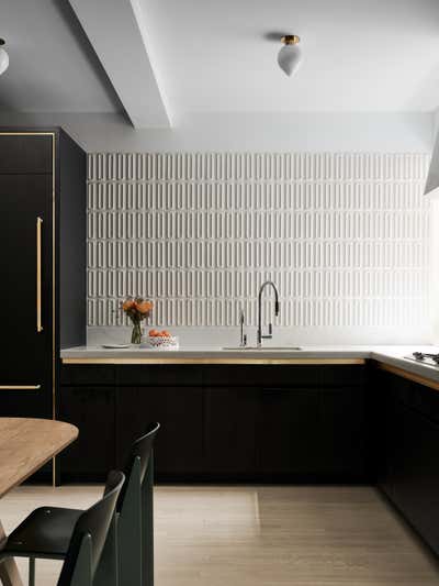  Modern Apartment Kitchen. Park Avenue Prewar by MKCA // Michael K Chen Architecture.