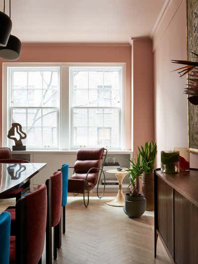  Modern Apartment Dining Room. Park Avenue Prewar by MKCA // Michael K Chen Architecture.