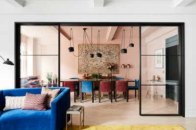  Modern Apartment Dining Room. Park Avenue Prewar by MKCA // Michael K Chen Architecture.