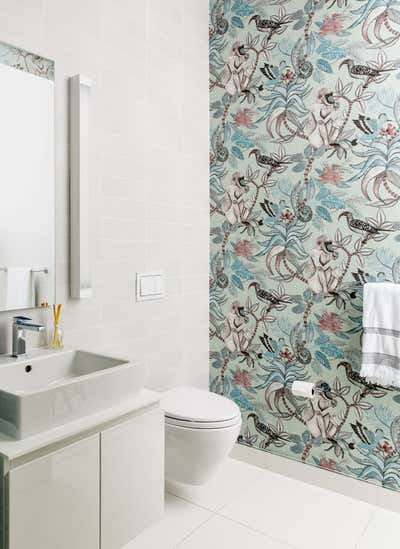  Eclectic Apartment Bathroom. Chelsea by Louisa G Roeder, LLC.