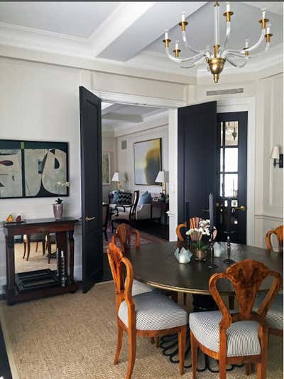  Traditional Apartment Dining Room. Upper East Side by Louisa G Roeder, LLC.
