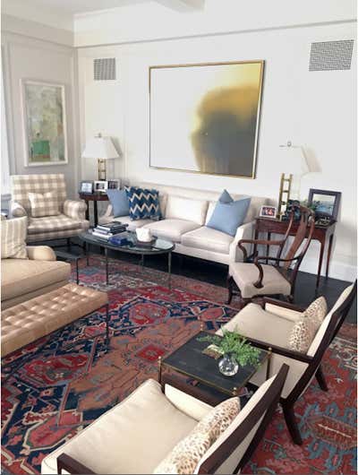  Traditional Apartment Living Room. Upper East Side by Louisa G Roeder, LLC.
