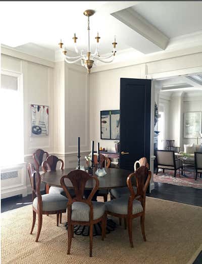  Traditional Apartment Dining Room. Upper East Side by Louisa G Roeder, LLC.
