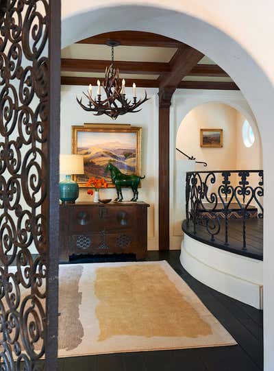  Mediterranean Entry and Hall. Beverly Hills Spanish Colonial by Commune Design.