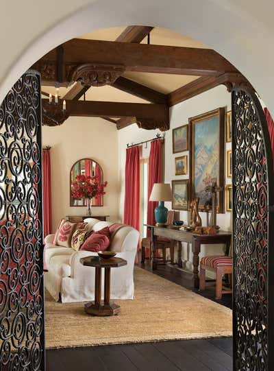  Mediterranean Entry and Hall. Beverly Hills Spanish Colonial by Commune Design.