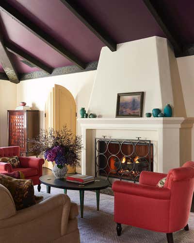  Traditional Family Home Living Room. Beverly Hills Spanish Colonial by Commune Design.