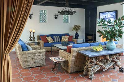  Mediterranean Family Home Patio and Deck. Beverly Hills Spanish Colonial by Commune Design.