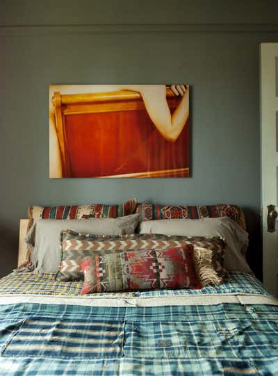 Bohemian Family Home Bedroom. Echo Park Craftsman by Commune Design.