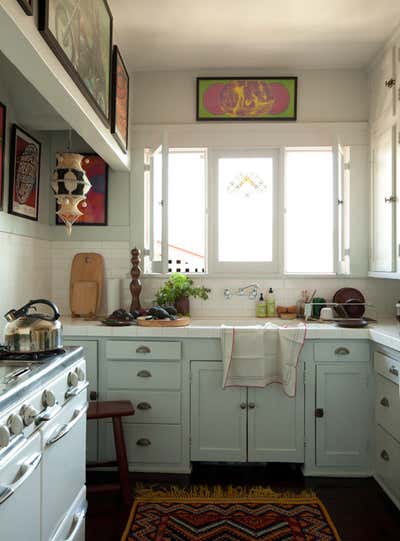  Bohemian Family Home Kitchen. Echo Park Craftsman by Commune Design.
